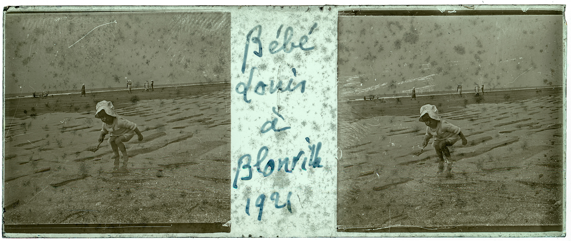 0669_ France-Blonville-sur-Mer - 1921 - "Bébé Louis à Blonville 1921"
