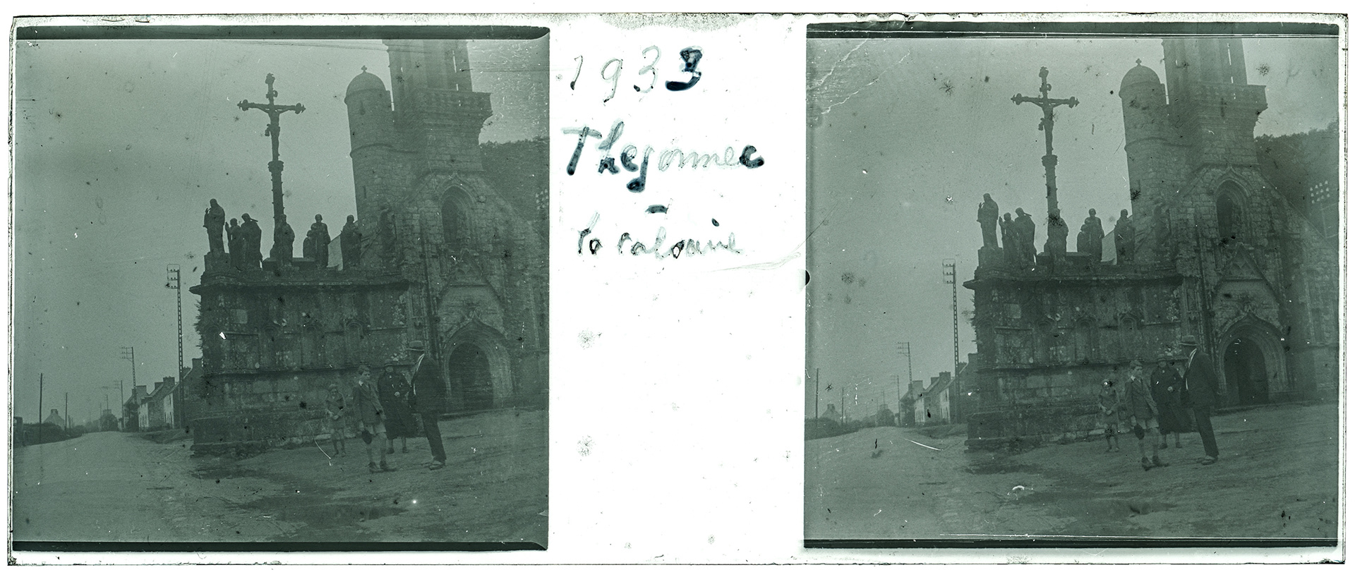 0276_ France-Confort Meilars - 1933 - "1933 Thégonnec le calvaire" (erreur de lieu : il s'agit de Notre-dame-de-Confort à Confort Meilars)