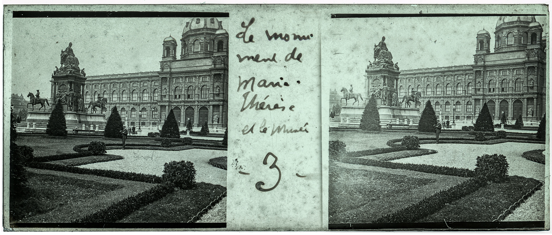 1395_ Autriche-Vienne Maria-Theresien-Platz - 1902 - "Le monument de Marie-Thérèse et le musée - 3"