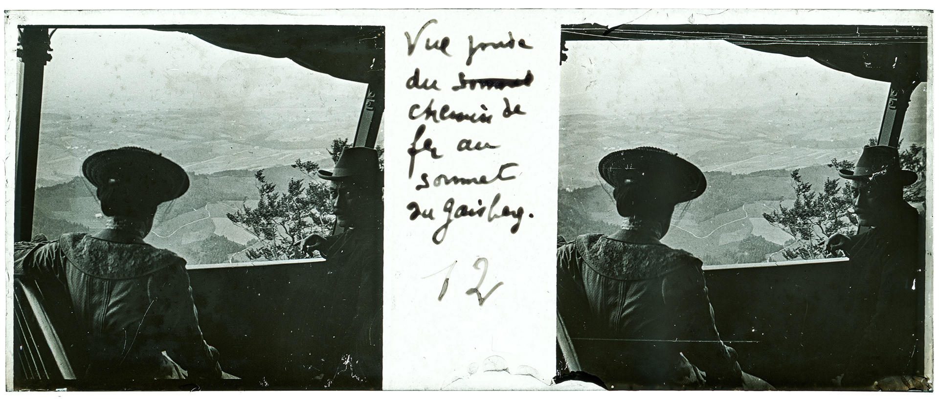 0249_ Autriche-Salzburg Gaisberg - 1902 - "Vue prise du chemin de fer au sommet de Gaisberg - 12"