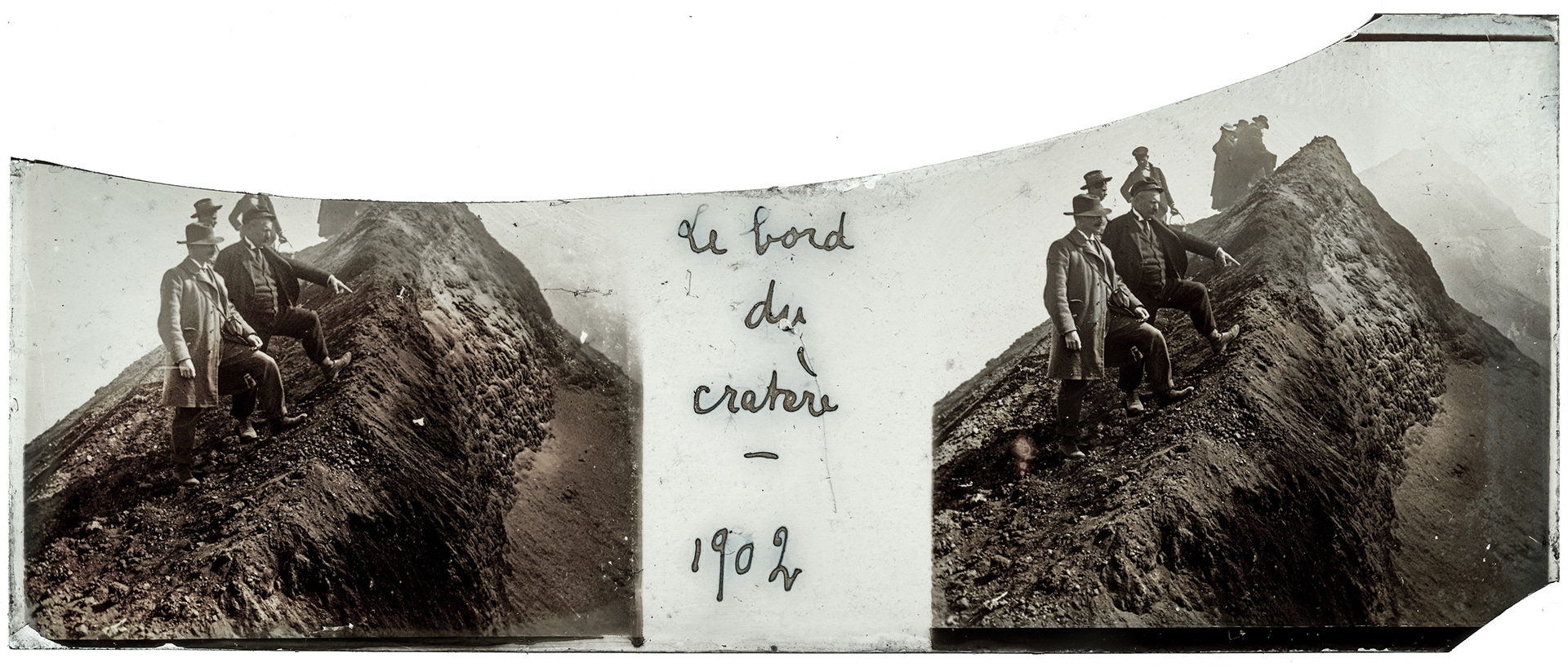 2052_ italie-Trecase - 1902 - "Vésuve - Le bord du cratère - 1902"