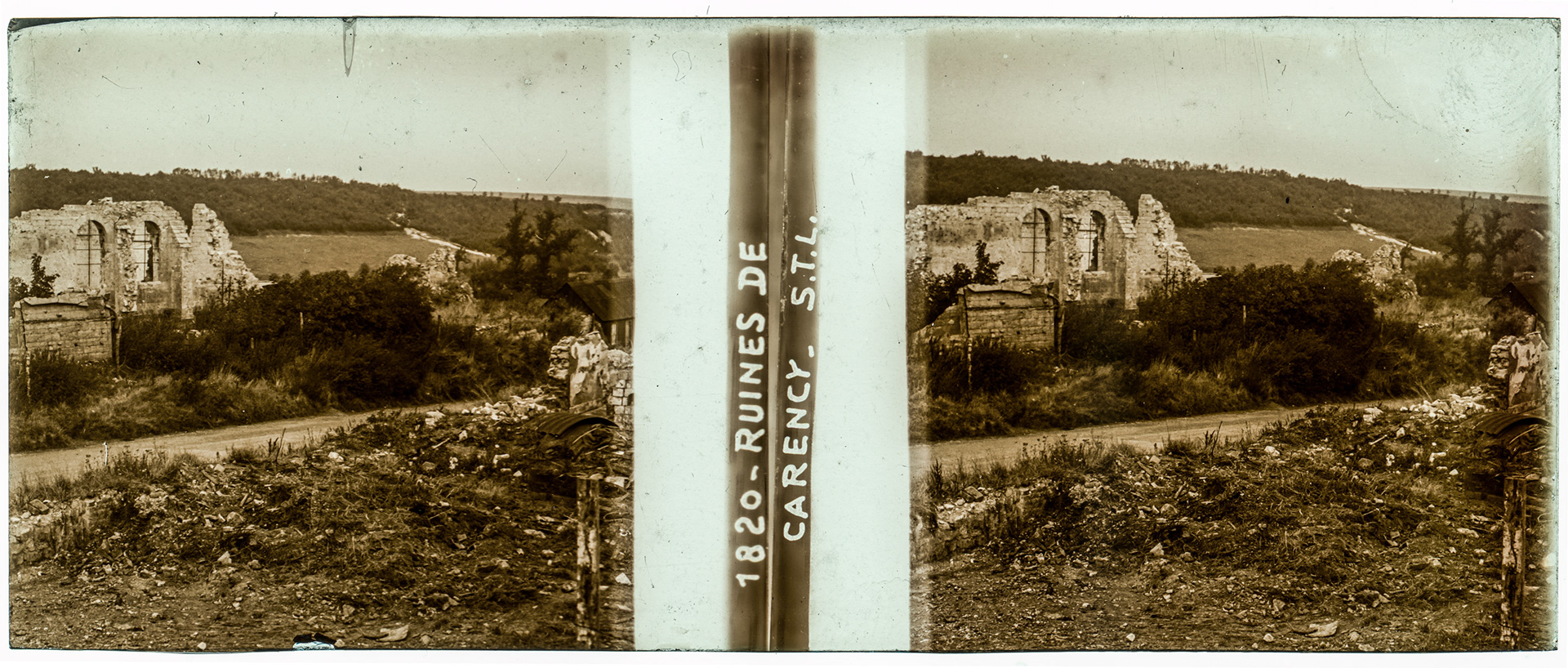 0301_ France-Carency (Pas-de-Calais) - "1820 Ruines de Carency STL"