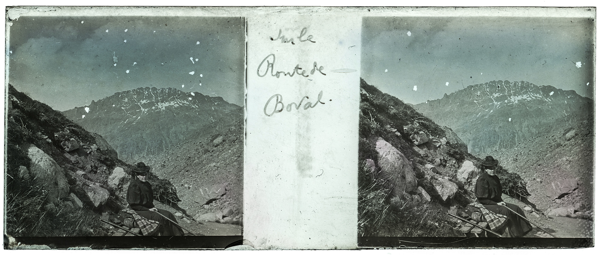 0364_ Suisse-Pontresina Boval - "Sur la route de Boval"