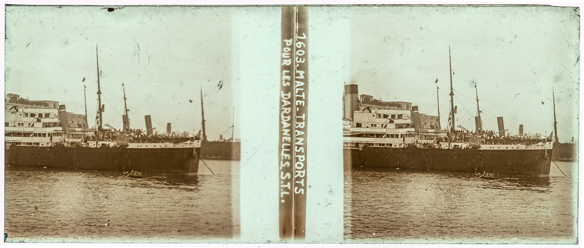 0554_ Malte-Marsaxlokk - "7603 Malte - Transports pour les Dardanelles STL"