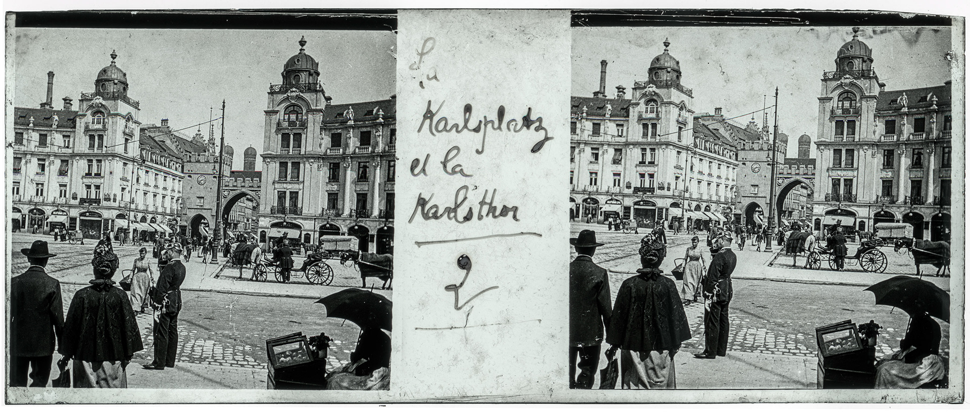 0788_ Allemagne-Munich Karlsplatz - "La Karlsplatz et la Karlsthor - 2"