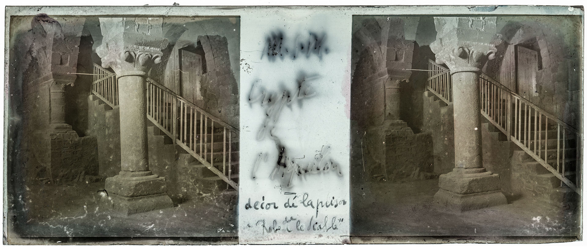 1693_ France-Mont Saint-Michel - "M.S.M. Crypte de l'Aquilon - décor de la prison de "Robert le Diable""