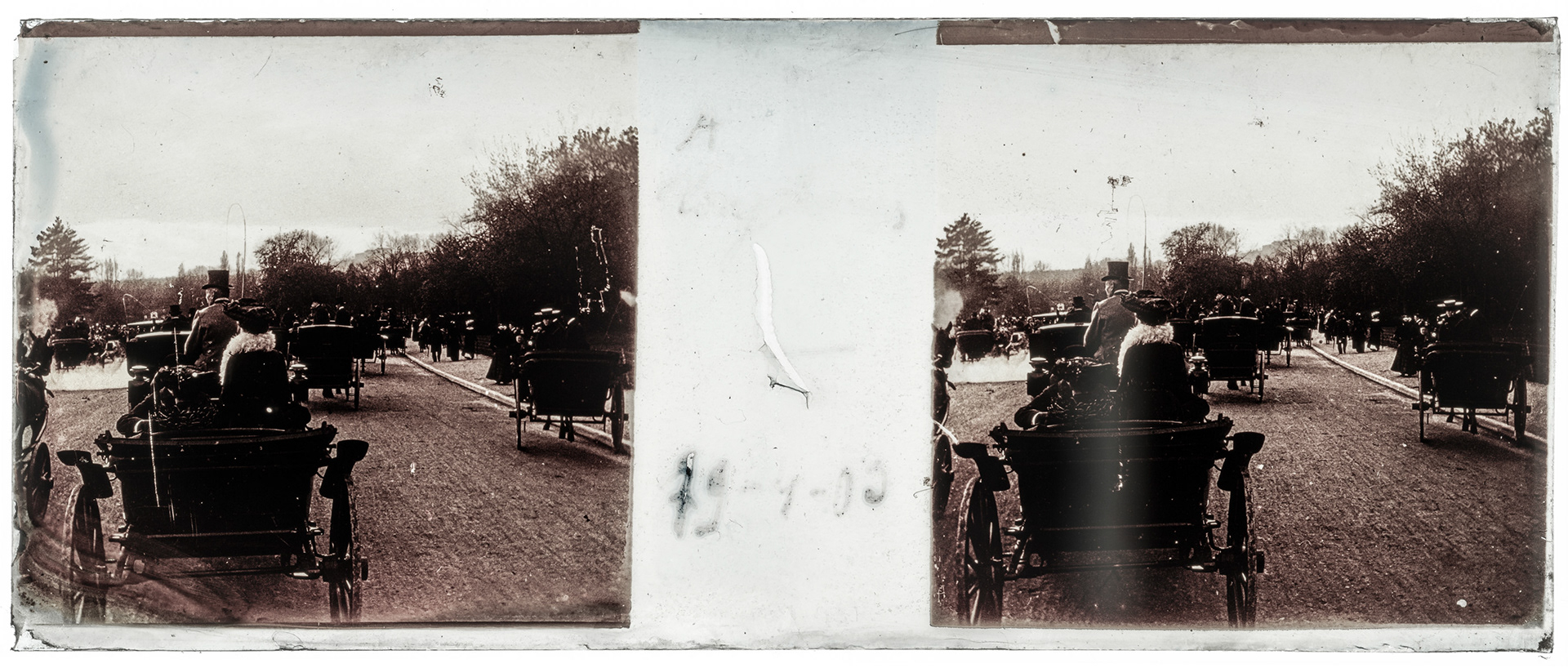 2158_ France-Paris hippodrome de longchamp - 29 avril 1903 - "A longchamp 29 - 4 - 03"