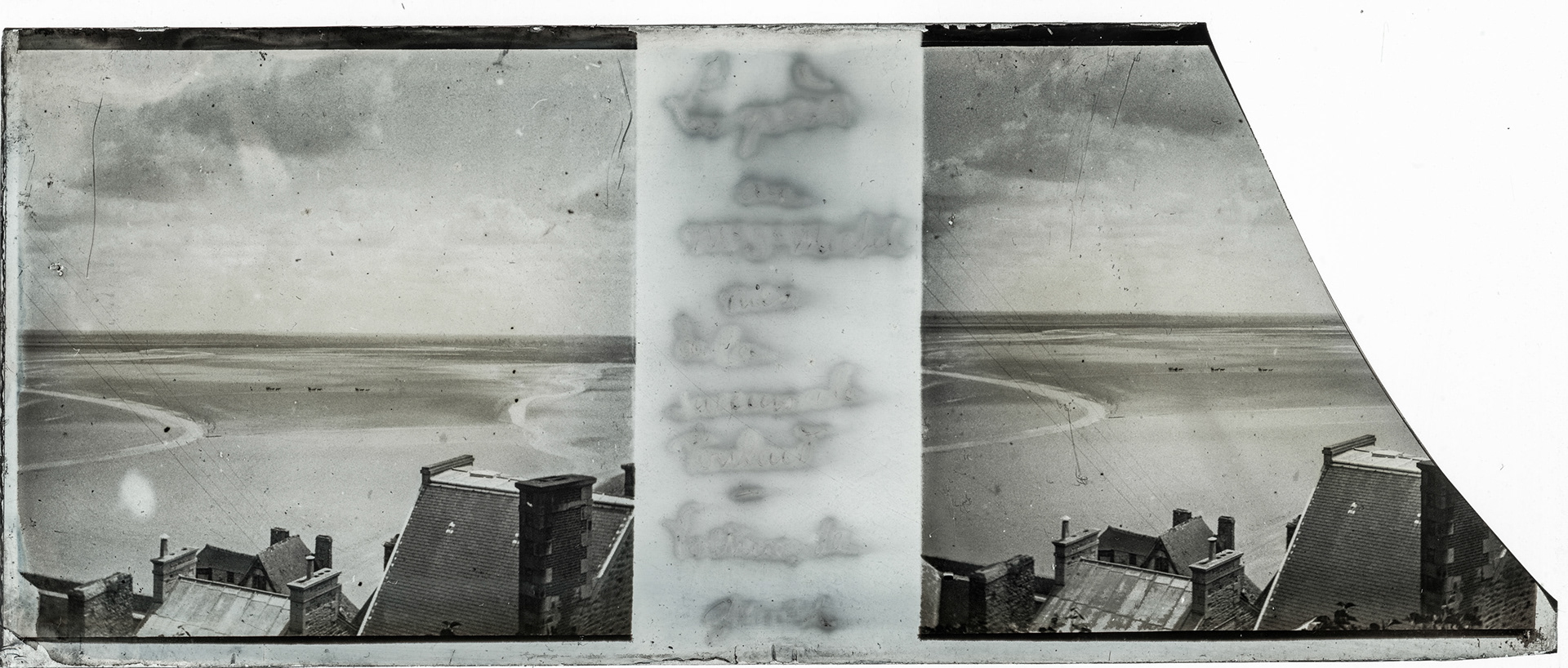 1761_ France-Mont Saint-Michel - "Les près au mont saint michel vues de la sucursale Poulard"