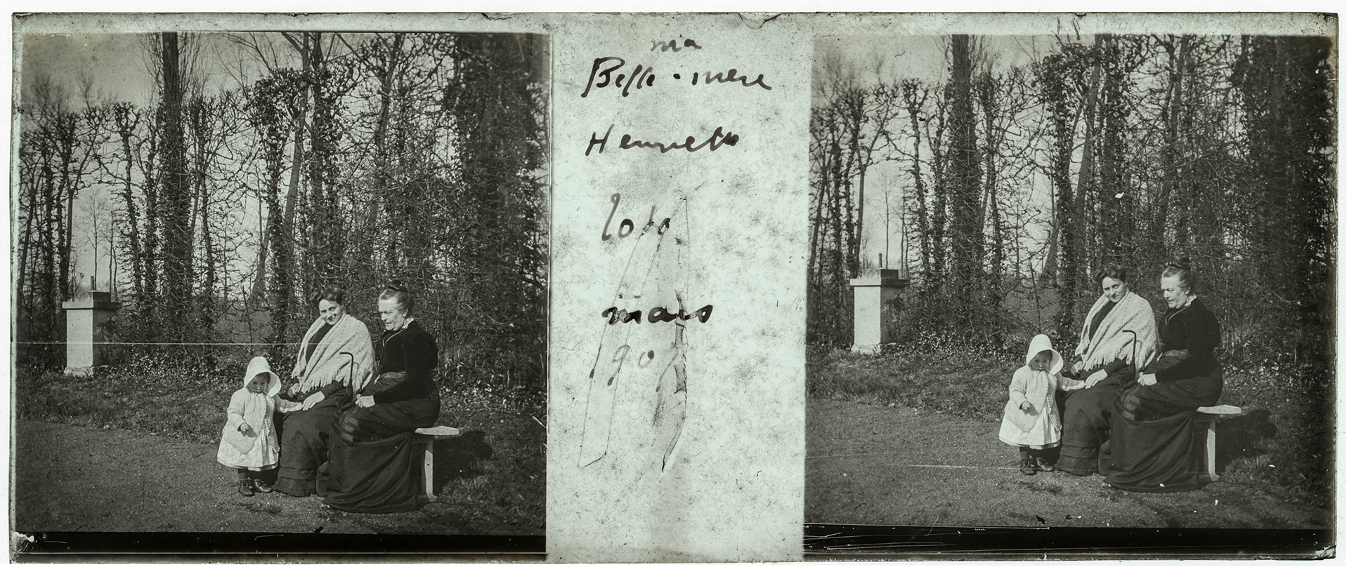 1823_ France-Lille-Esquermes - 1907 - "Ma belle-mère Henriette Toto - mars 1907"