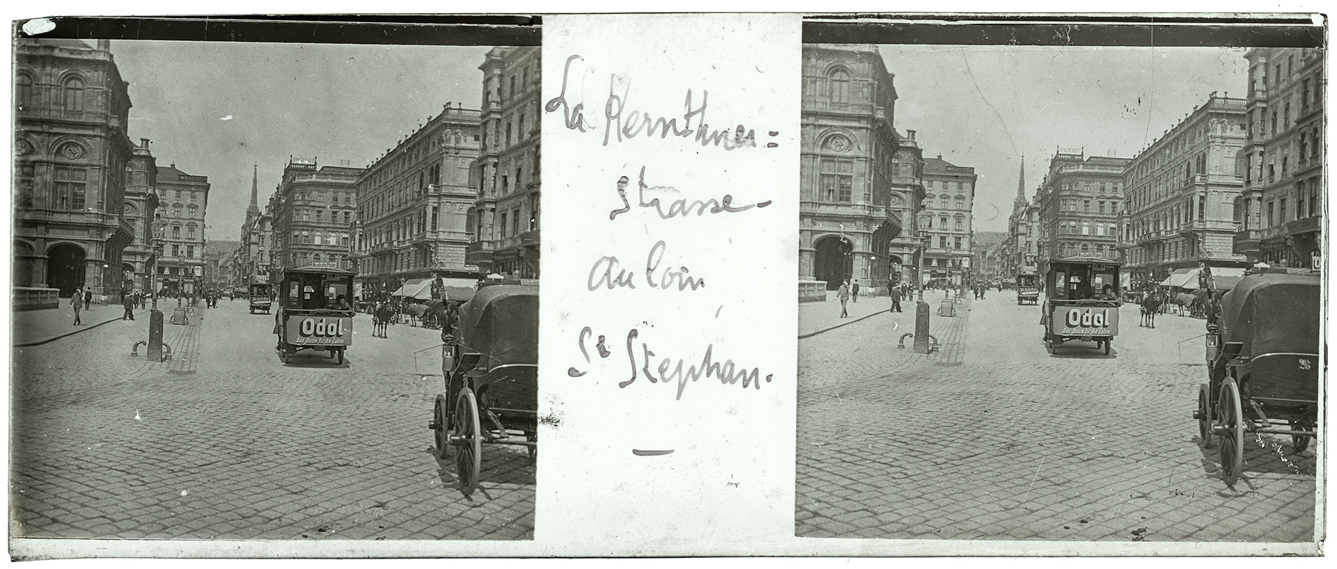 2138_ Autriche-Vienne Kärntnerstrsse - 1902 - "La Kernthnerstrasse au loin St Stephan"