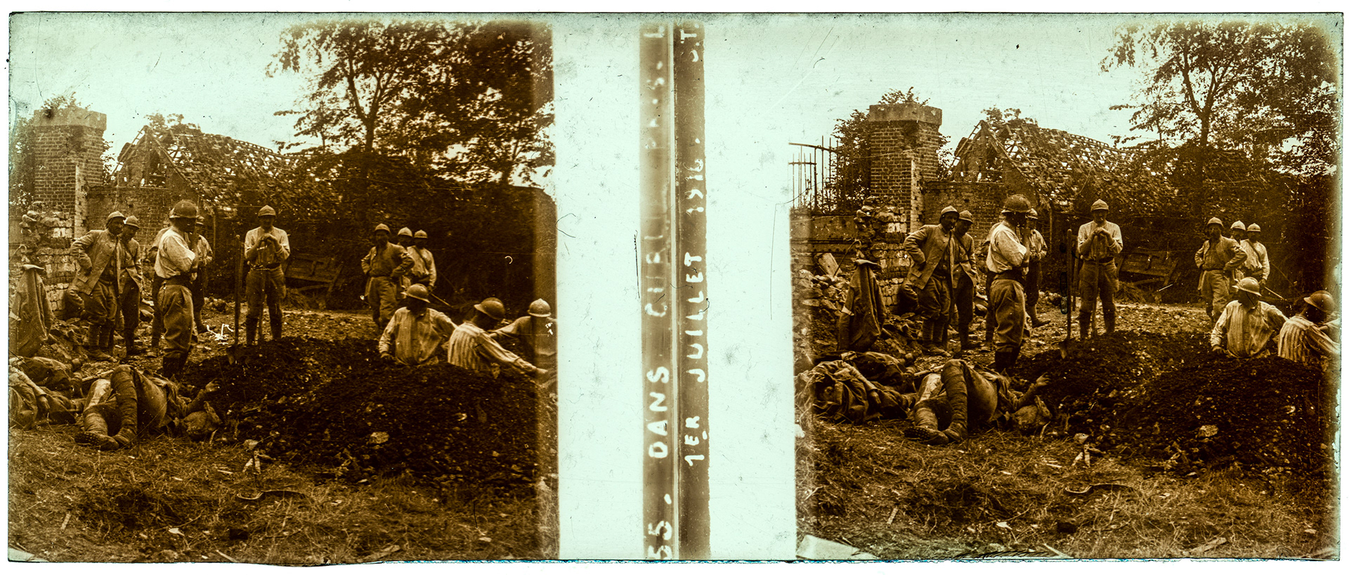 0297_ France-Curlu - 1916 - "55 Dans Curlu pris 1er juillet 1916 STL"