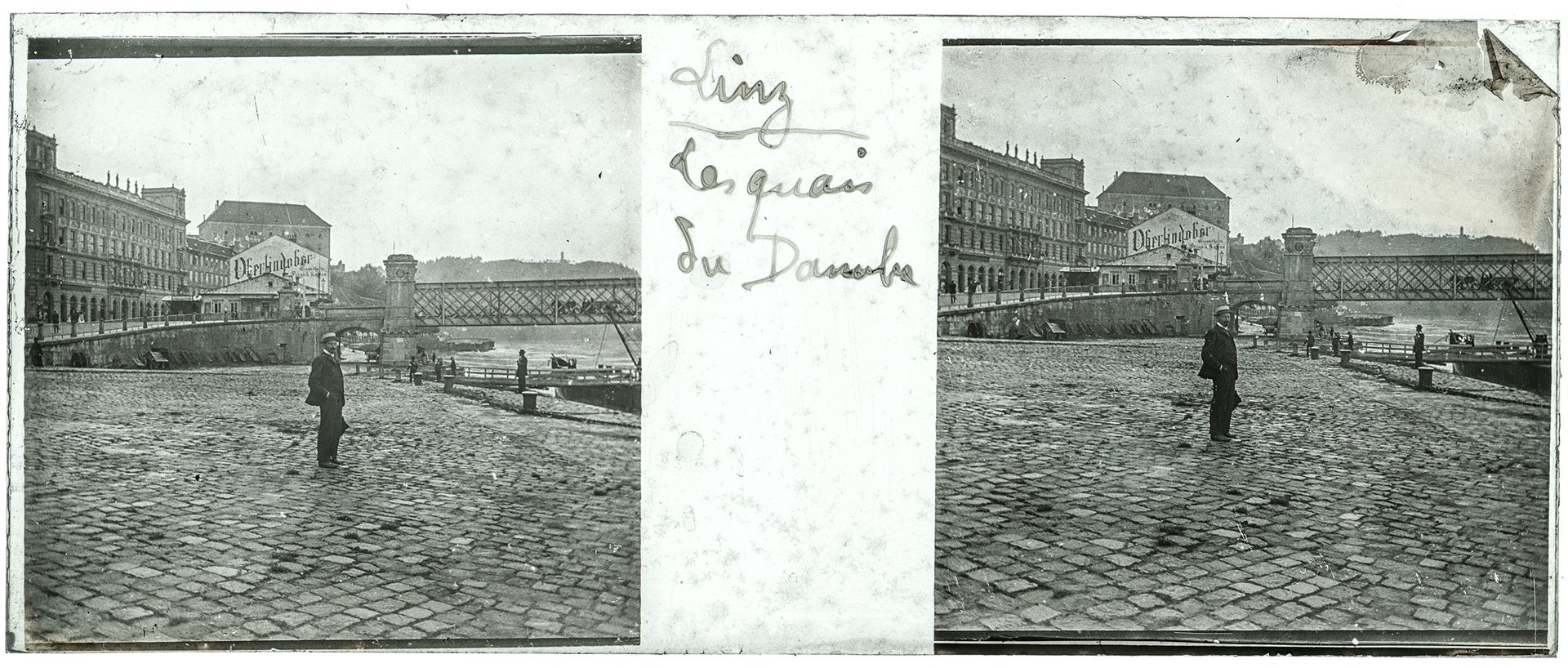 1332_ Autriche - Linz-Danube - 1902 - "Linz - Les quais du Danube"