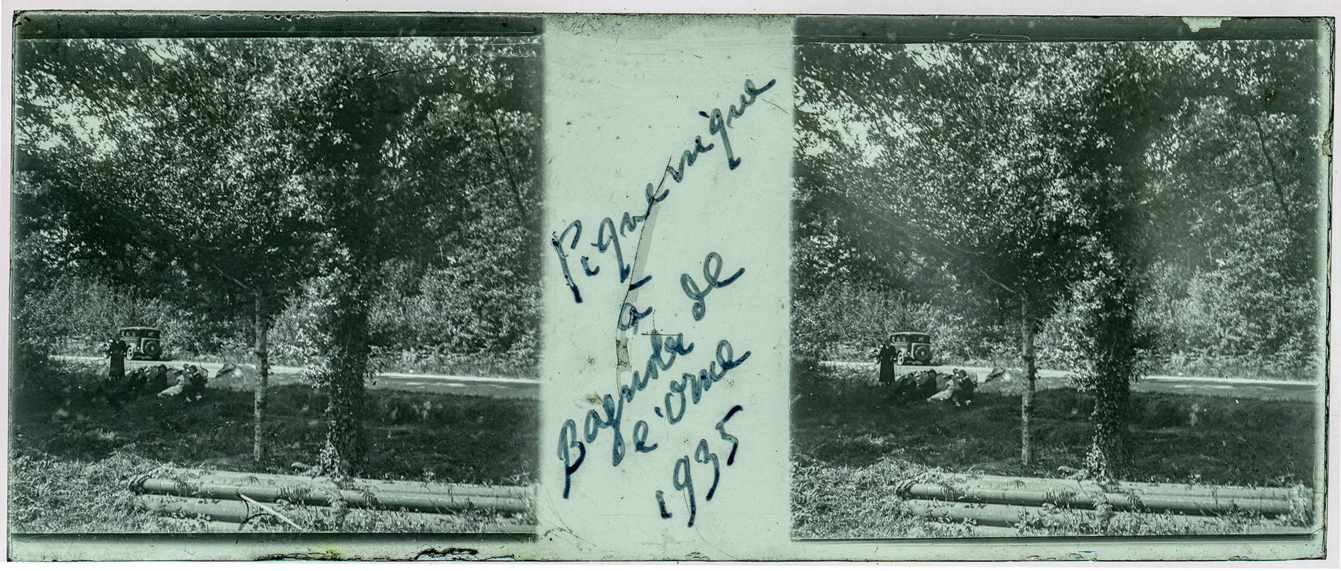 1075_ France-Bagnoles-de-l'Orne - 1935 - "Pique nique à Bagnoles de l'Orne 1935"