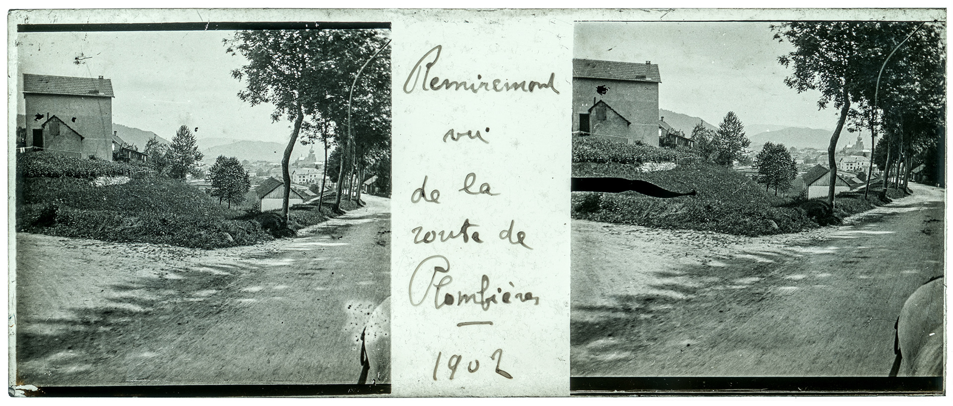 0876_ France-Remiremont - 1902 - "Remiremont vu de la route de Plombières - 1902"