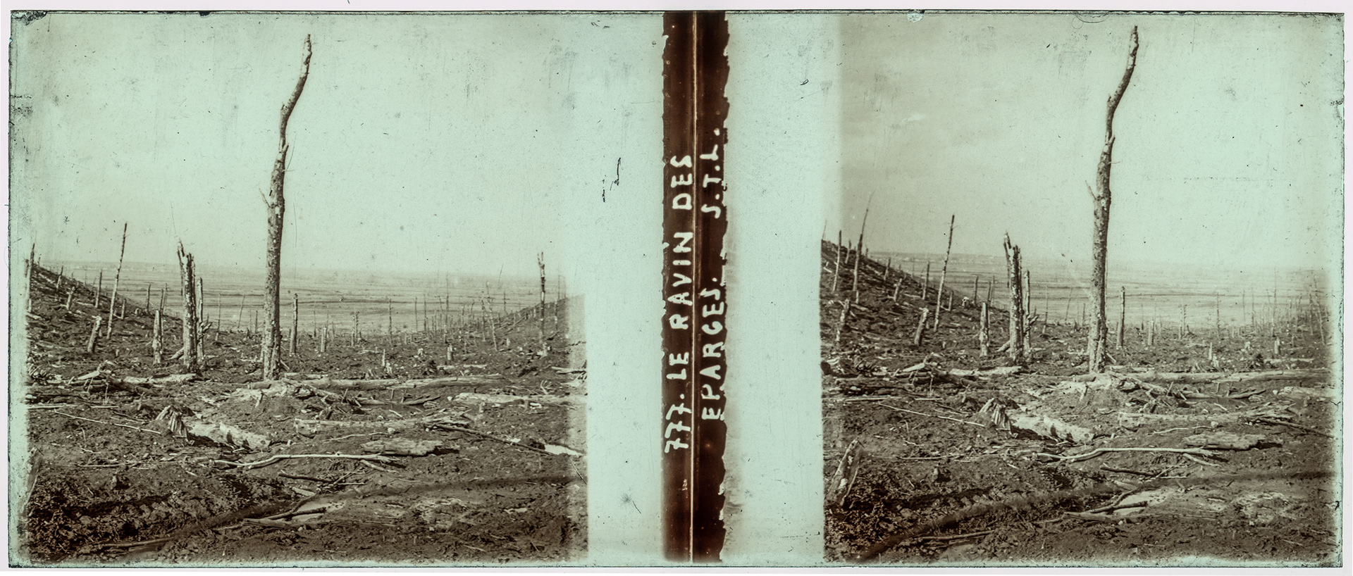 1249_ France-Meuse Crête des Eparge - "777 Le ravin des éparges S.T.L"