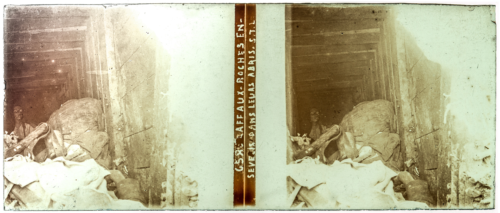 0556_ France-Laffaux - "6586 Laffaux boches ensevelis dans leurs abris STL"