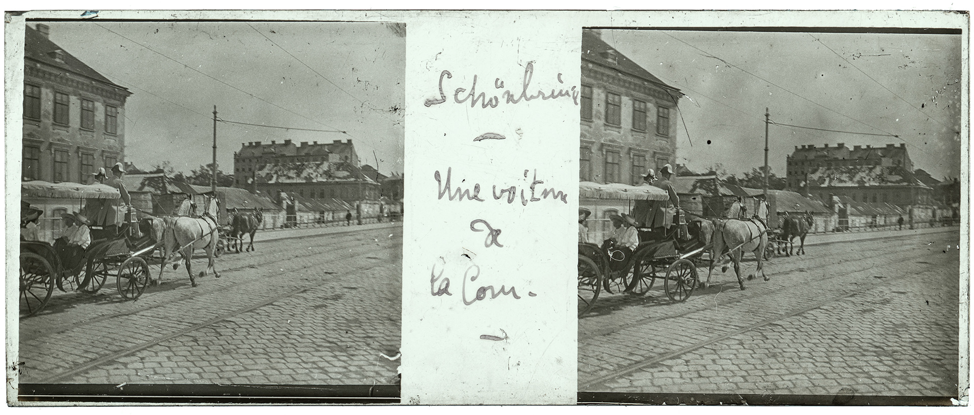 2131_ Autriche-Vienne Chateau de Schonbrunn - 1902 - "Schönbrunn - Une voiture de la Cour"