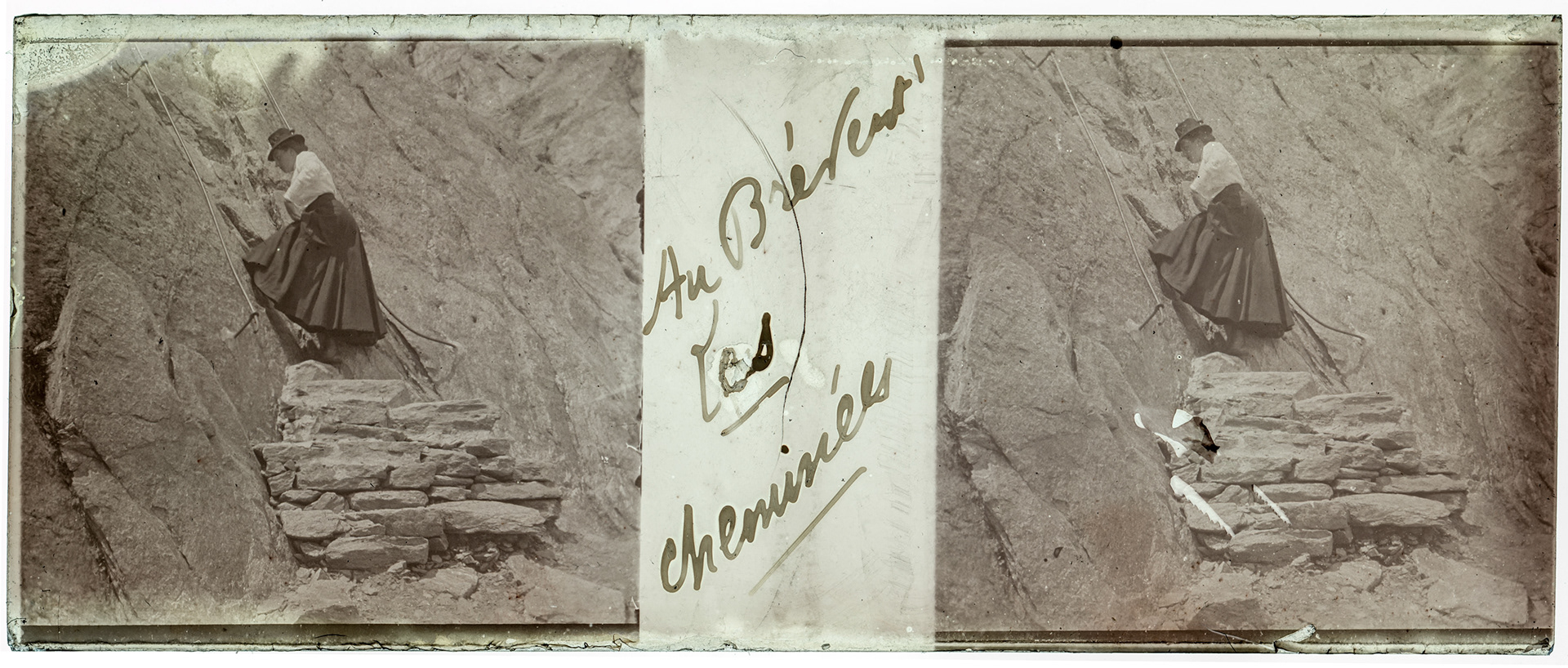 1112_ France-Chamonix Mont Blanc Le Brévent - "Au brévent les cheminées"