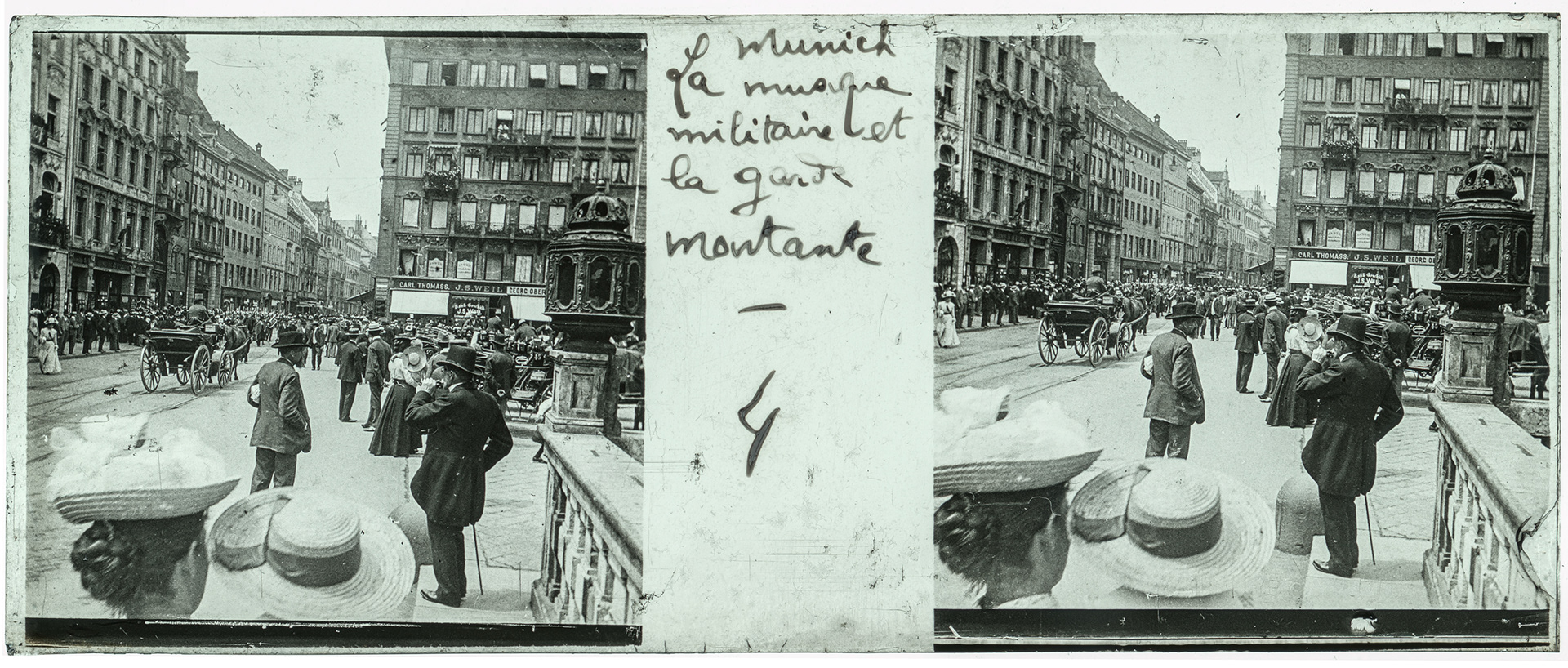 1333_ Allemagne-Munich - 1902 - "Munich - La musique militaire et la garde montante - 4"