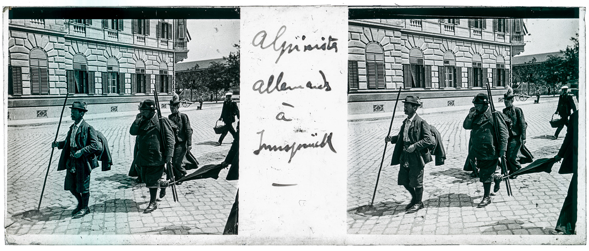 1493_ Autriche-Innsbruck - 1902 - "Alpinistes allemands à Innsbrück"