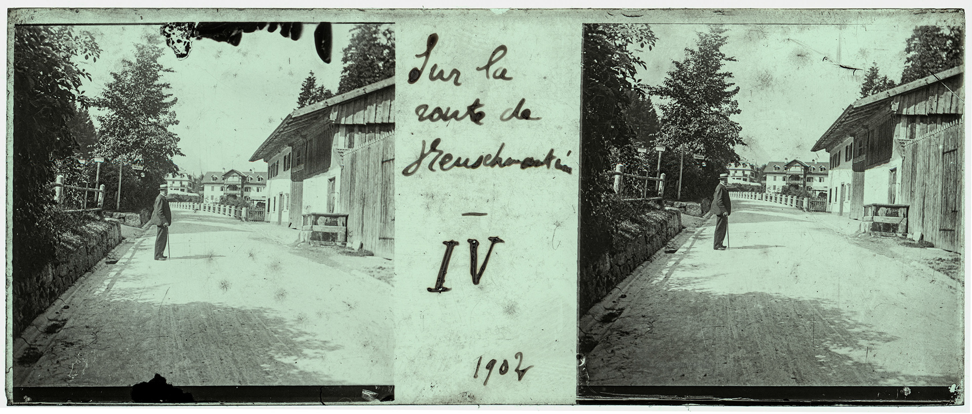 1959_ Allemagne-Neuschwanstein - 1902 - "Sur la route de Neuschwanstein - IV - 1902"