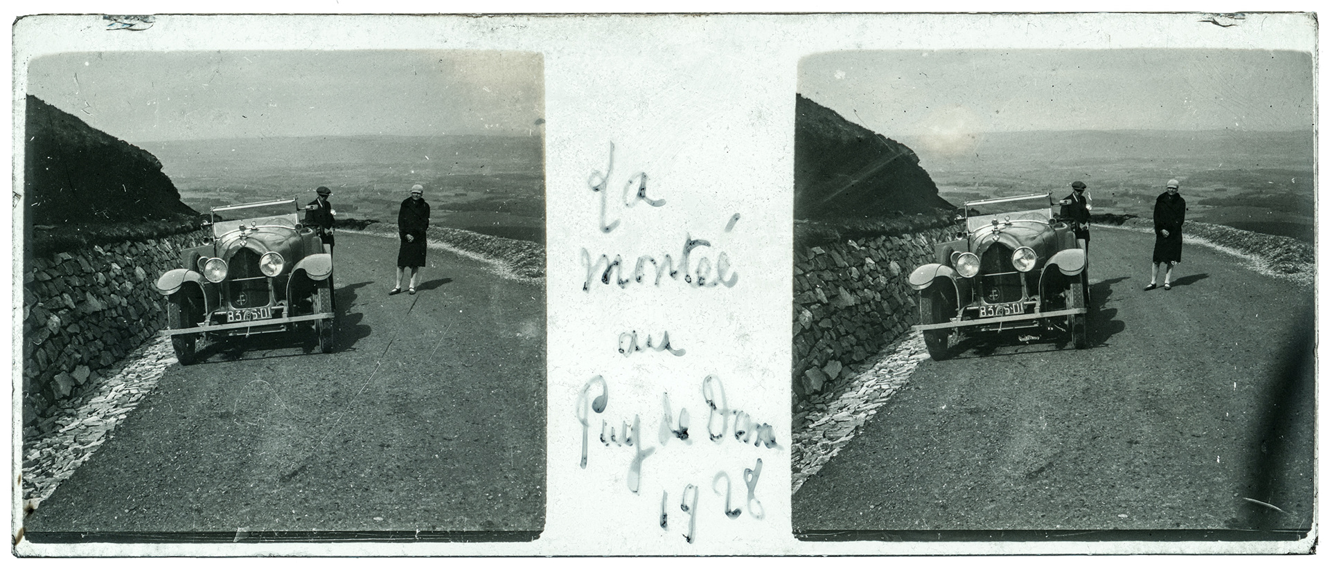 1203_ France-Orcines sommet Puy de Dôme - 1928 - "La montée au Puy de Dome 1928"