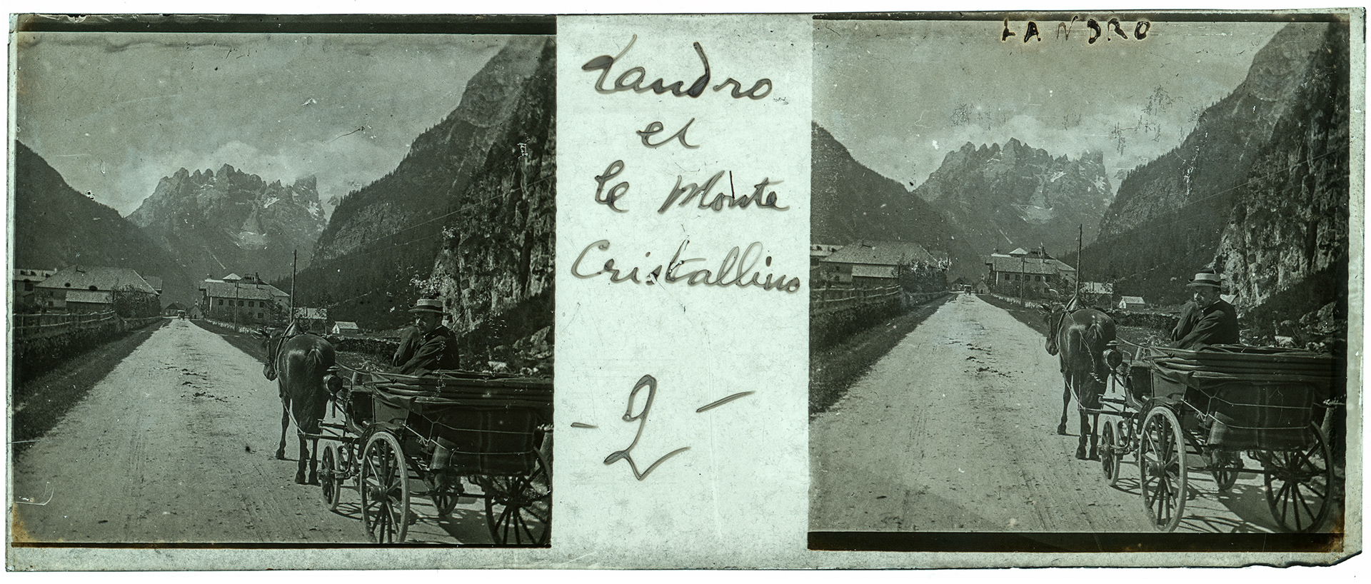 1513_ Italie-Bolzano Lago di Landro - 1902 - "Landro et le Monte Cristallino - 2"