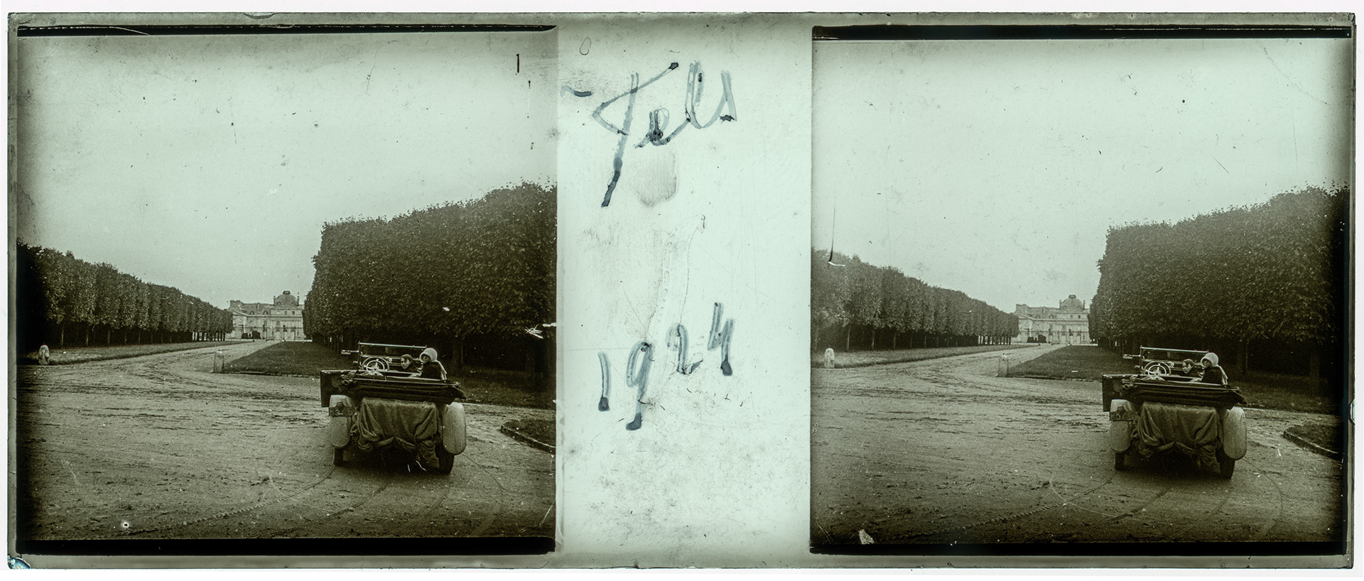 1547_ France-Saint-Hilarion Château de Voisins - 1924 - "Fels 1924"