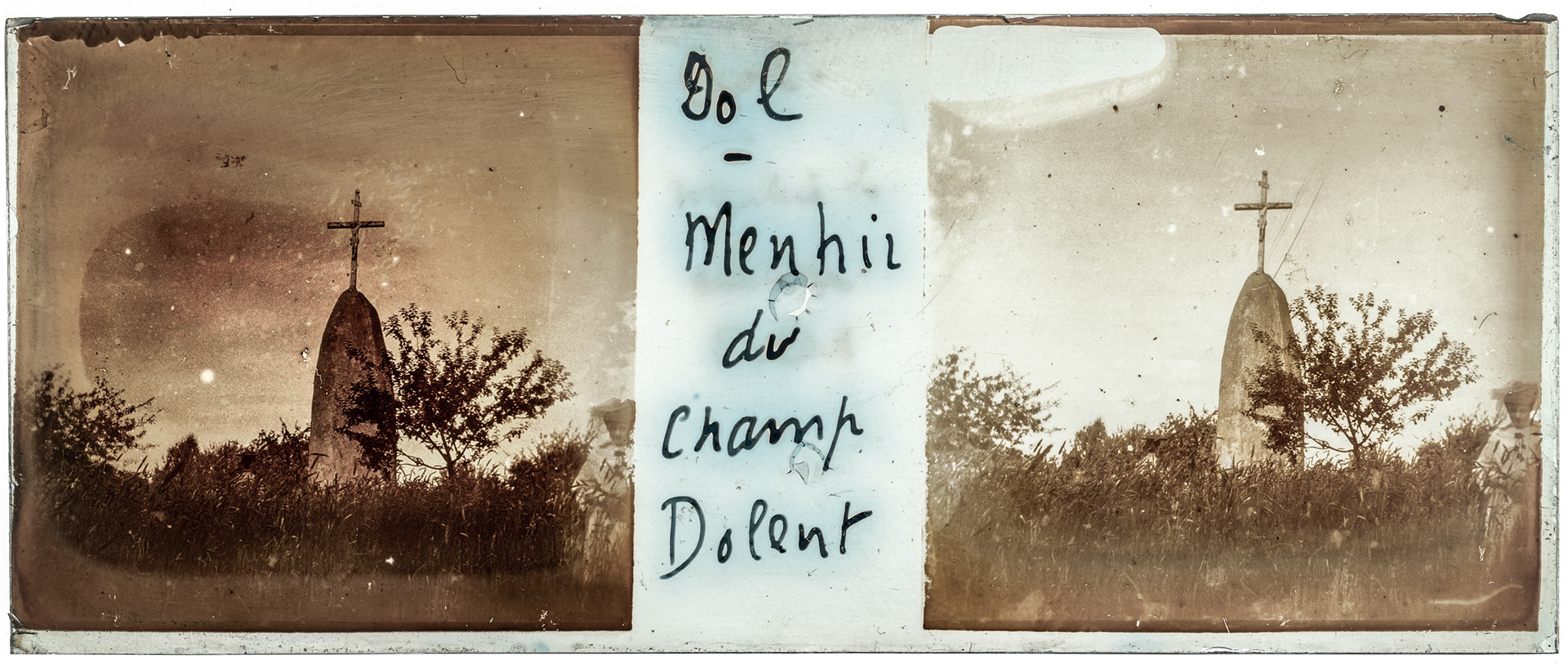 1756_ France-Dol de Bretagne Menhir du CHamp DolentDol - Menhir du champ Dolent