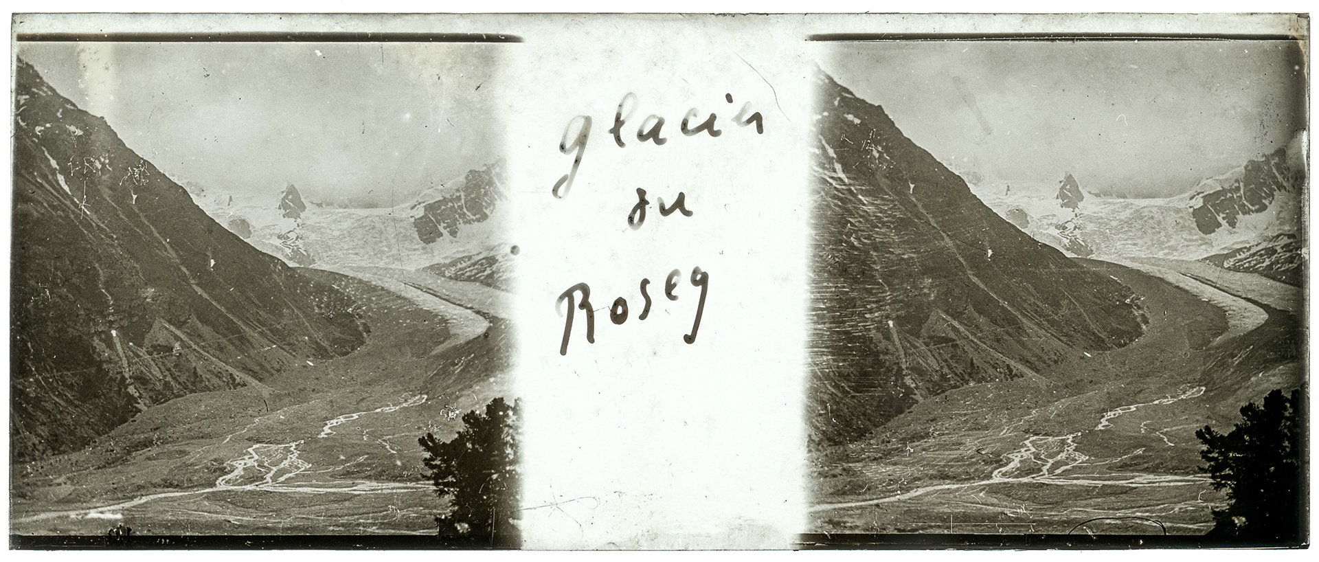 1748_ Suisse-Pontresina Roseg - "Glacier du roseg"