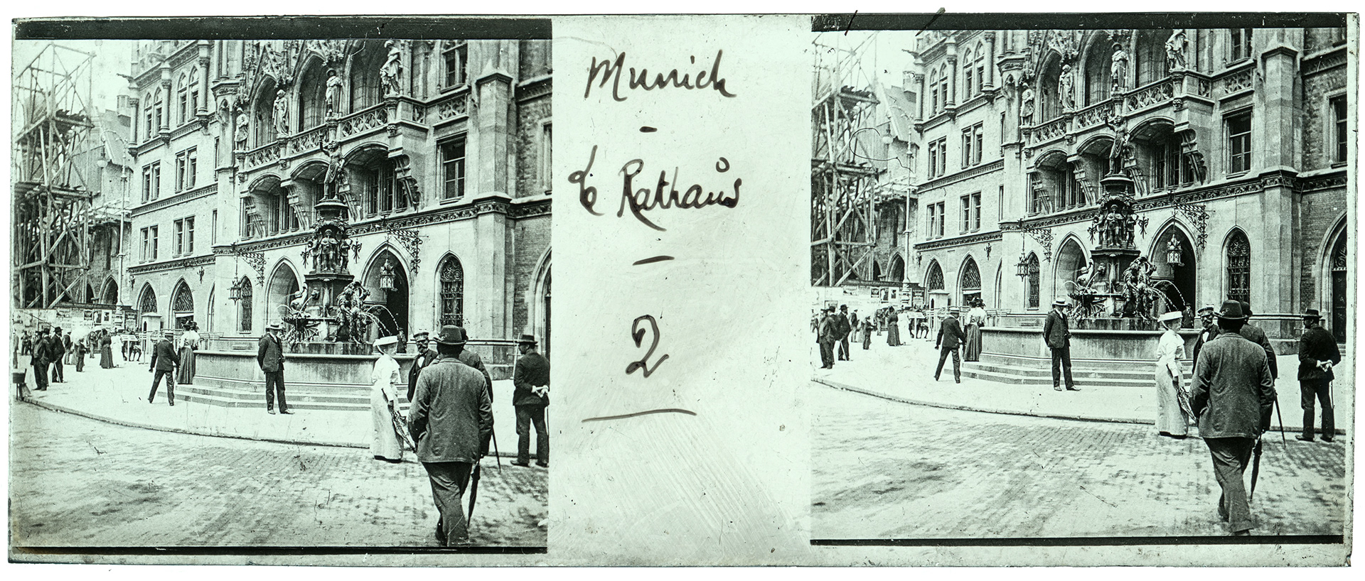 1510_ Allemagne-Munich Neues Rathaus - 1902 - "Munich - La Rathaus - 2"