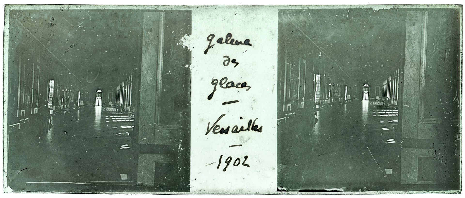 1329_ France-Versailles chateau de Versailles - 1902 - "Galerie des glaces - Versailles - 1902"