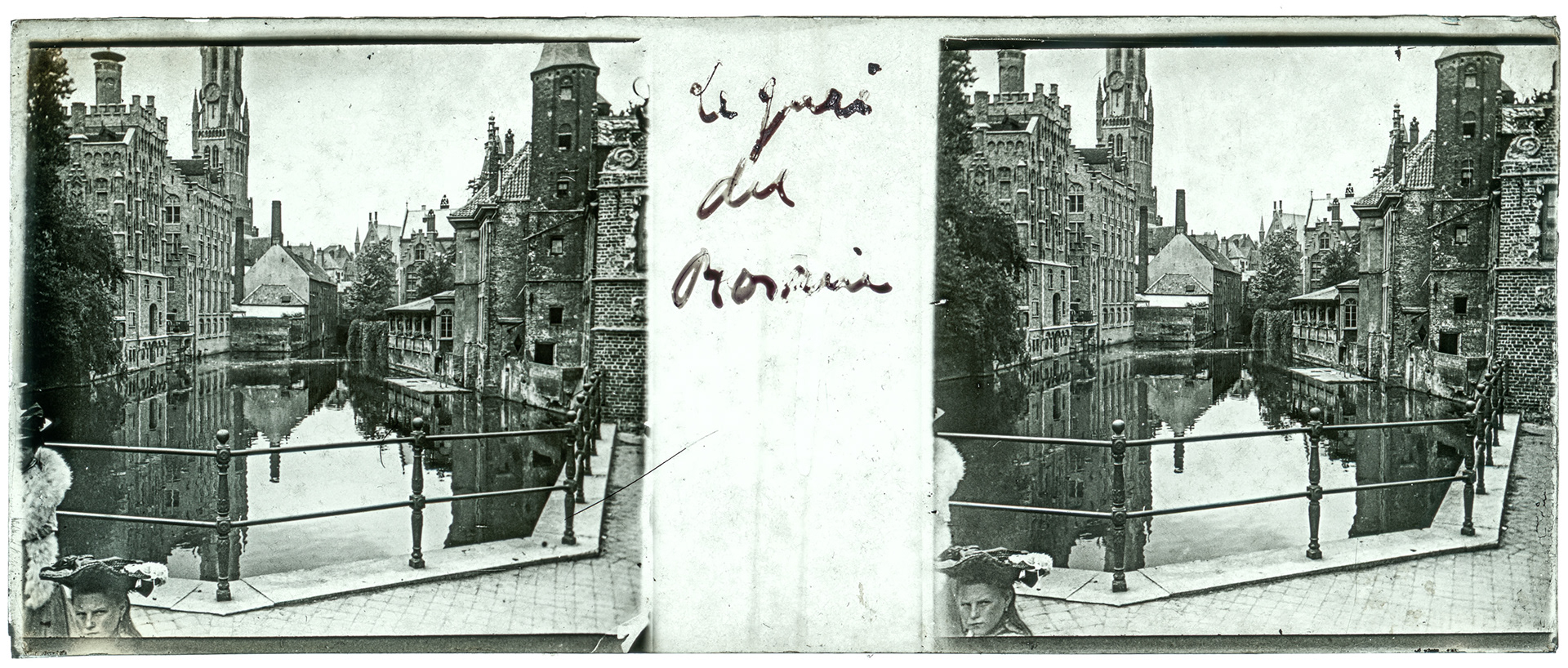 1229_ Belgique-Bruges quai du Rosaire - "Le quai du Rosaire"