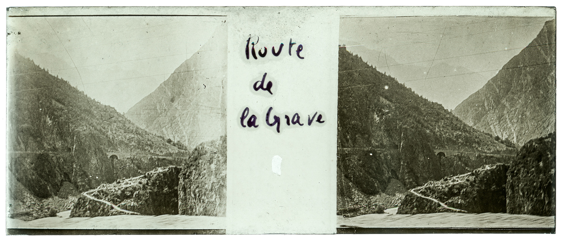 0386 - France-La Grave - 1908 - Route de la Grave