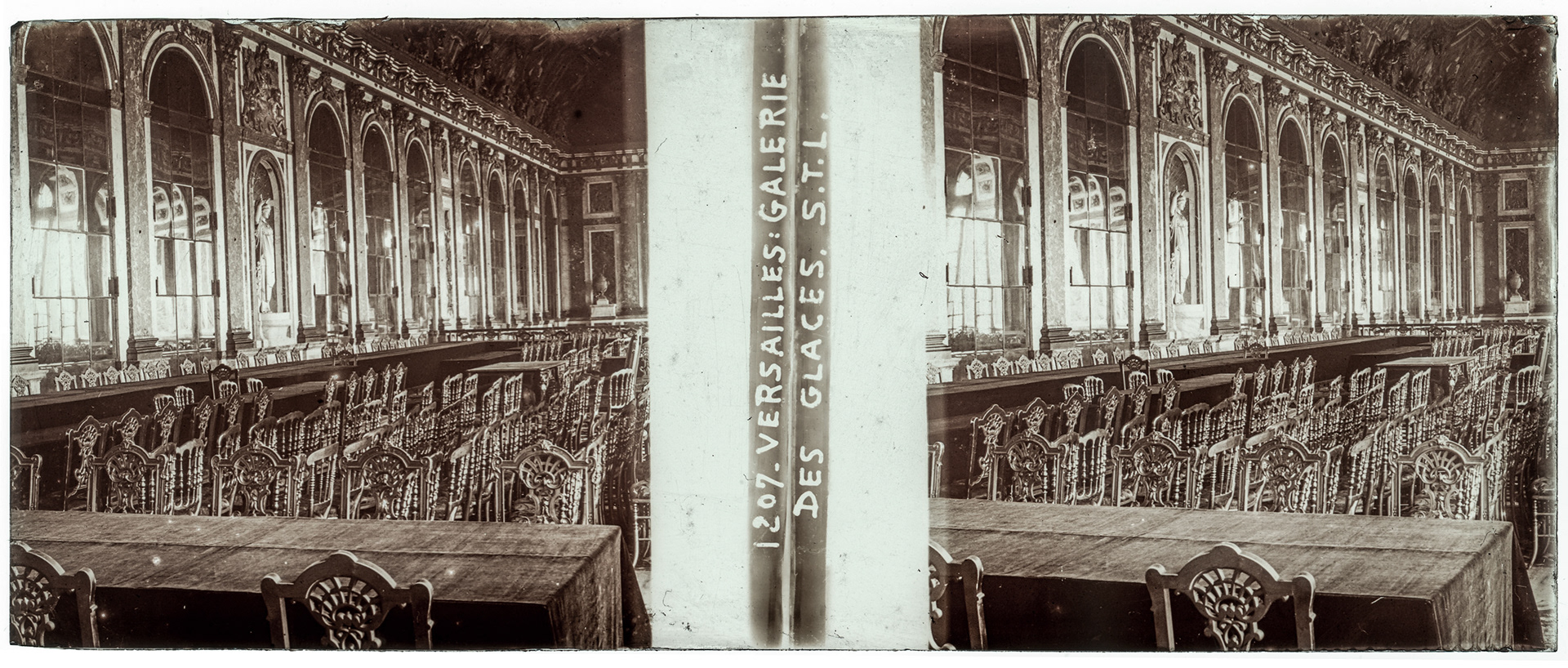 1883_ France-Versailles Chateau de Versailles - 1919 - "1207 - Versailles : Galerie des glaces S.T.L."