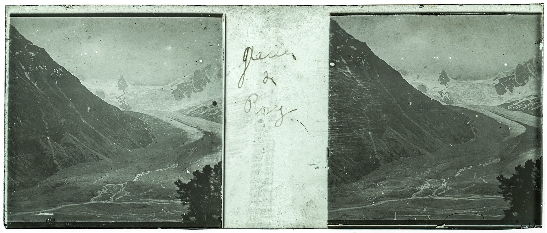 0370_ Suisse-Pontresina Roseg - "Glacier du Roseg"