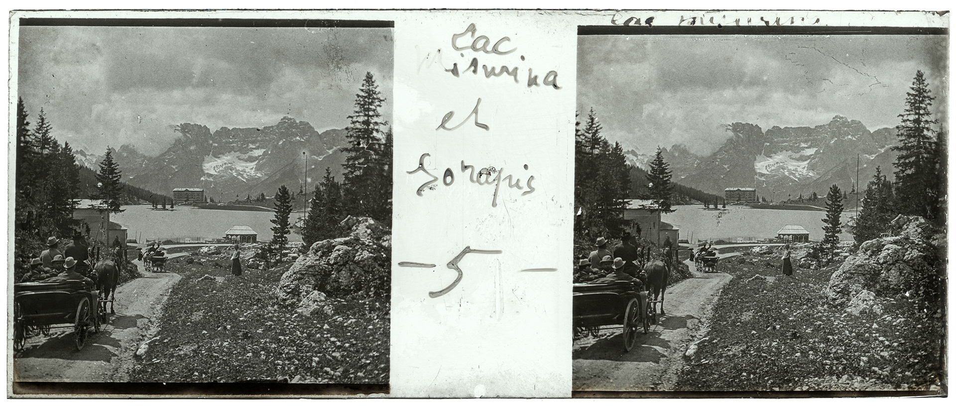 2117_ Italie-Rutten-Misurina - 1902 - "Lac Misurina et Sorapis - 5"