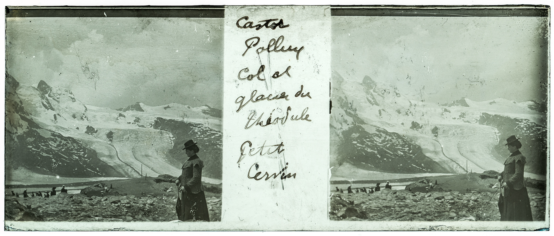 0355_ Suisse-Zermatt Petit Cervin - "Castor Pollux col et glacier du théodule - Petit cervin"