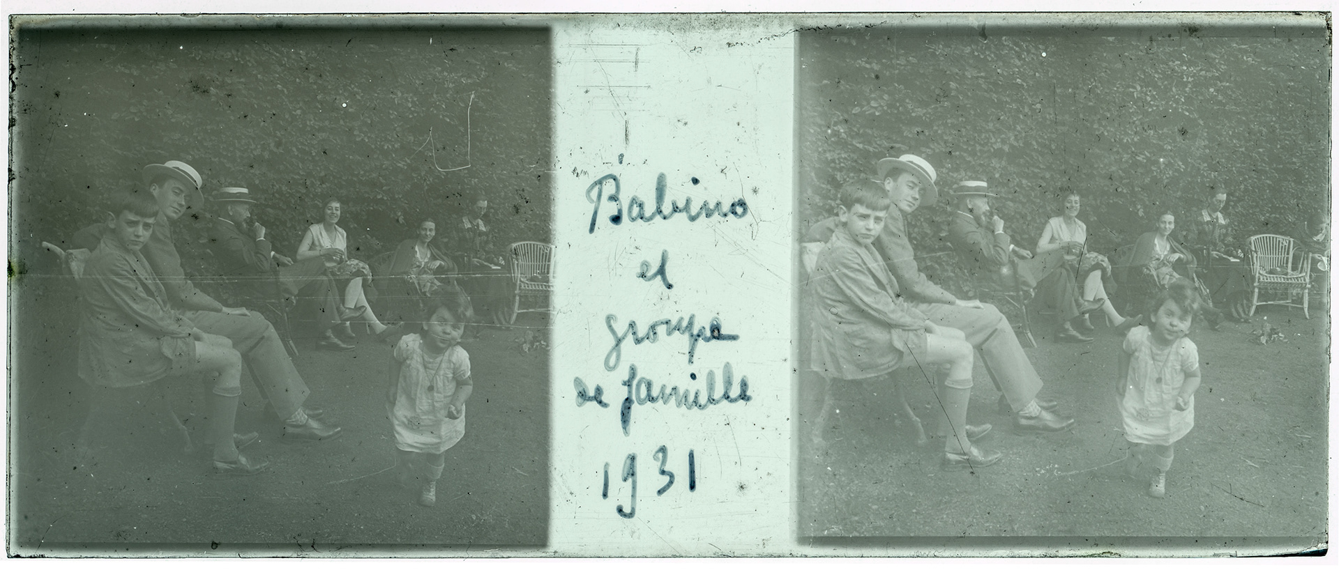 0835_ France-Lille-Esquermes - 1931 - "Babino et groupe de famille 1931"