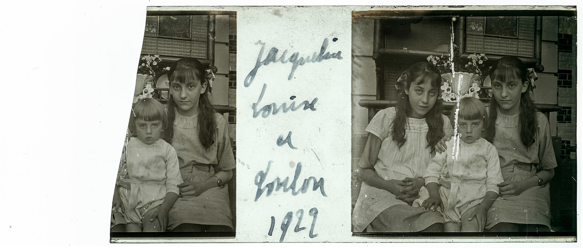 1593_ France-Lille-Esquermes - 1922 - "Jacqueline Louise et Loulou 1922"