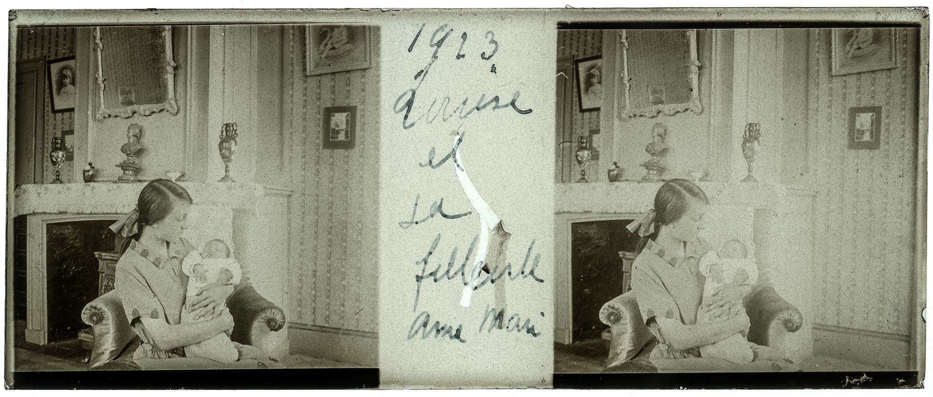 1691_ France-Lille-Esquermes - 1923 - "1923 Louise et sa filleule Anne-marie"