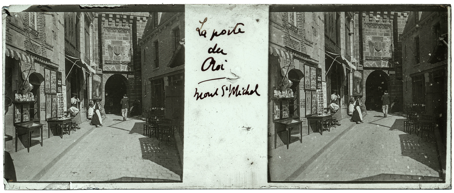 1888_ France-Mont Saint-Michel porte du roi - "La porte du roi - Mont Saint-Michel"