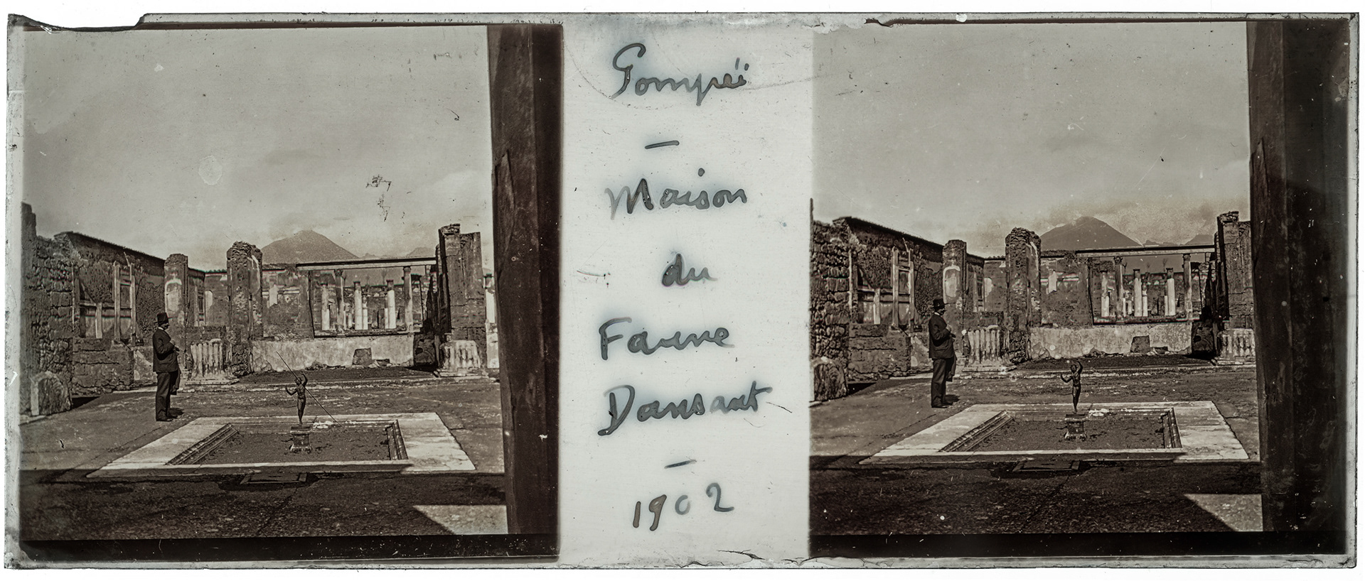 2050_ Italie-Pompéi Maison du Faune - 1902 - "Pompéi - maison du Faune dansant - 1902"