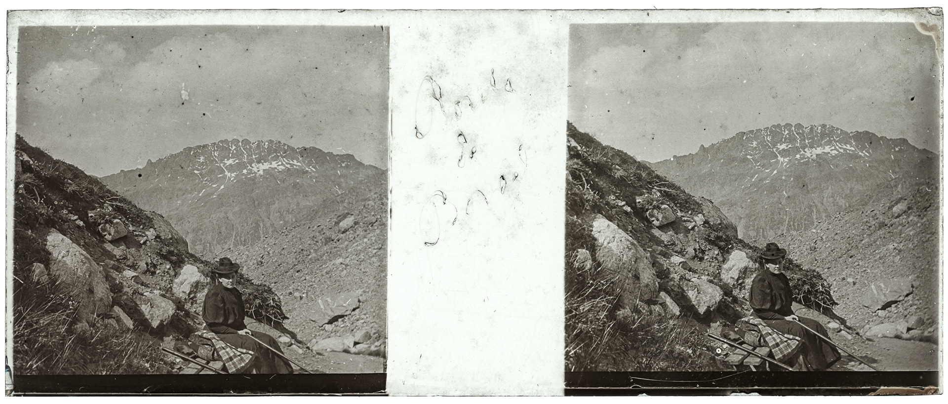 1850_ Suisse-Pontresina Boval - "Route de Boval"