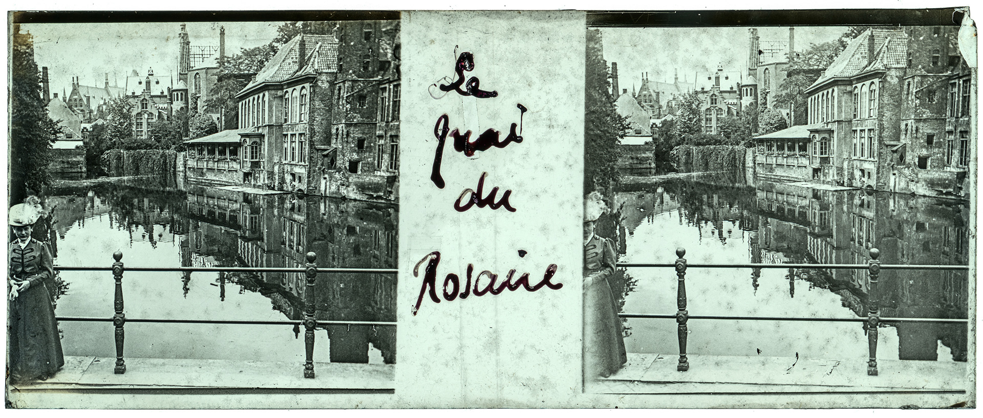 0863_ Belgique-Bruges Rozenhoedkaai - "Le quai du Rosaire"