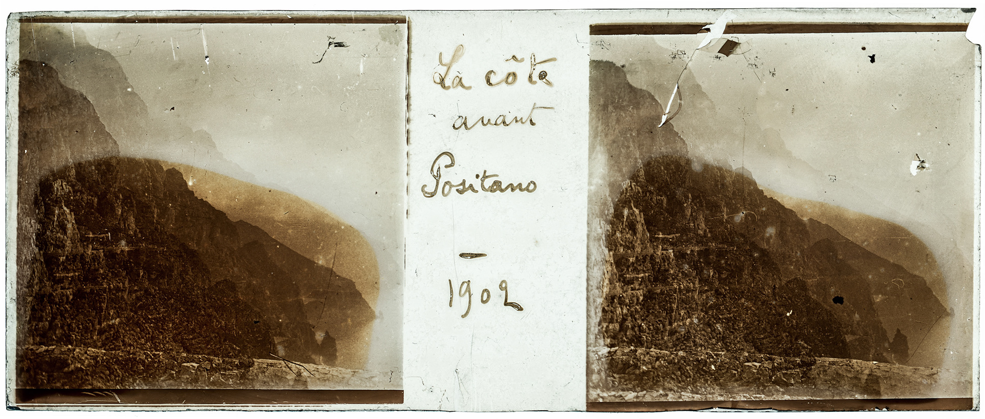 0135_ Italie-Positano - 1902 - "La côte avant Positano - 1902"