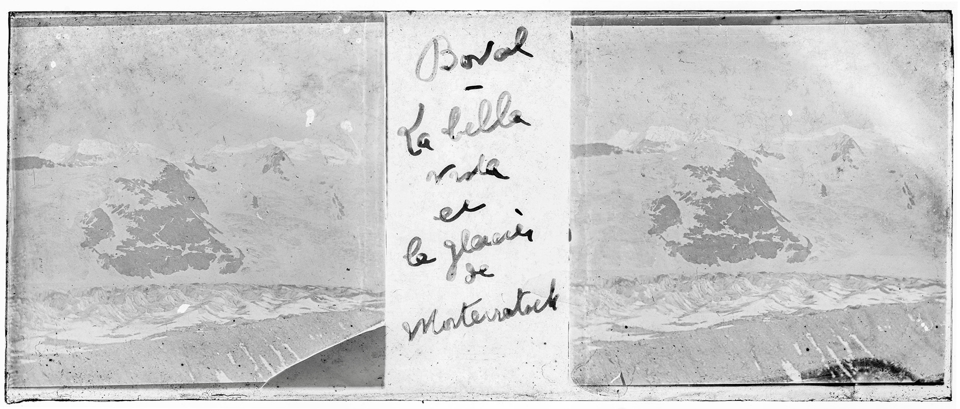 0369_ Suisse-Bovla Bellavista - "Boval - La bellavista et le glacier de Morteratsch"