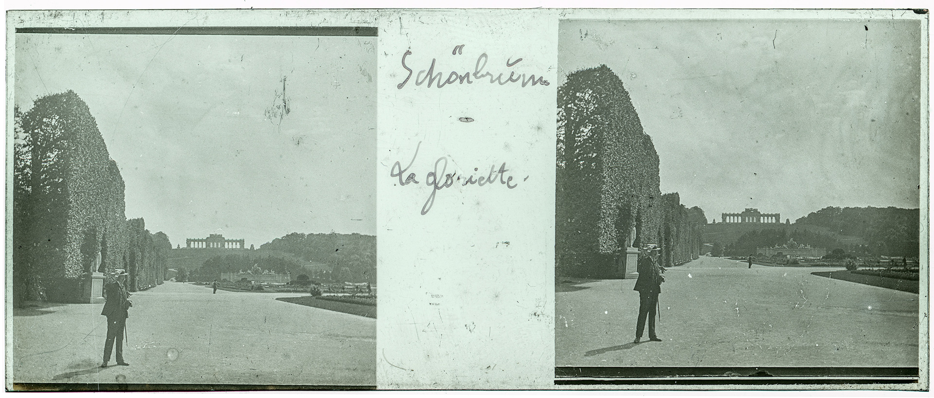 0908_ Autriche-Vienne chateau de Schönbrunn - 1902 - "Schönbrunn - La gloriette"