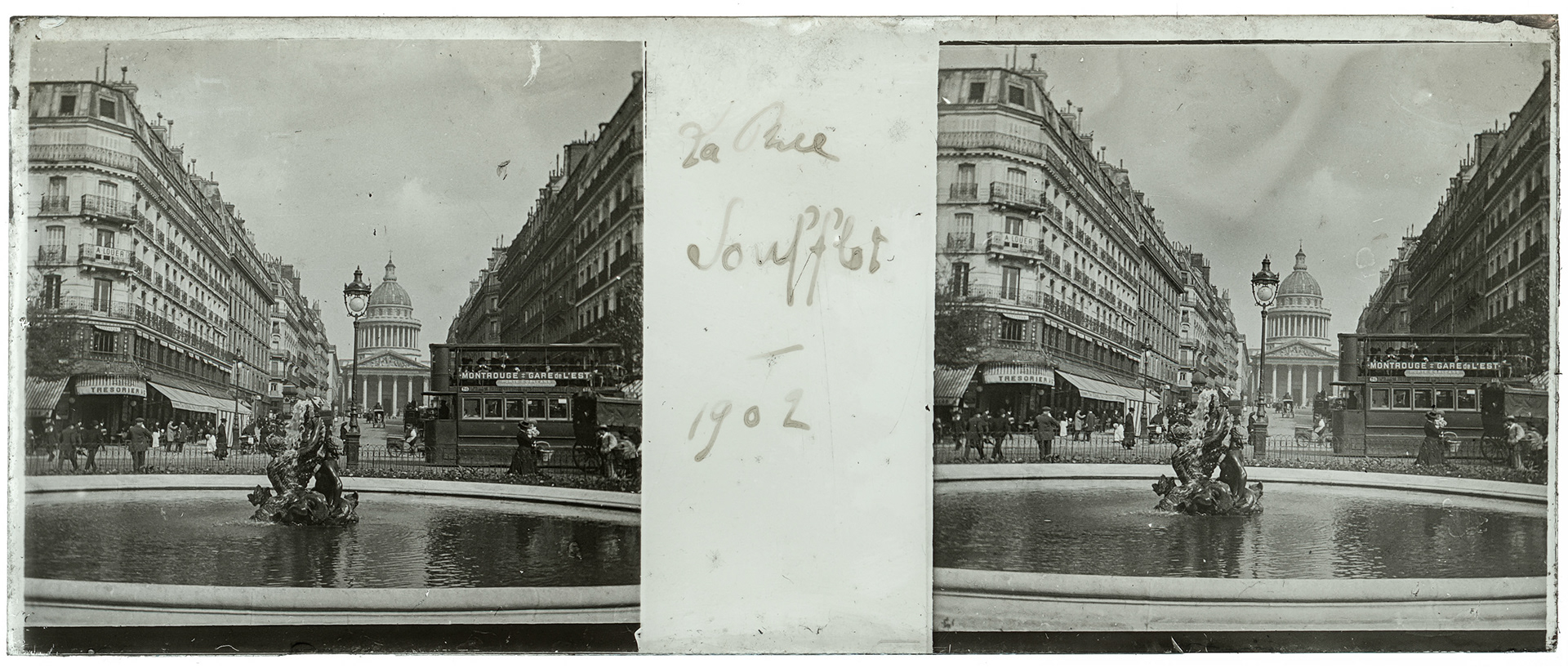2161_ France-Paris rue Soufflot - 1902 - "La rue Soufflot - 1902"