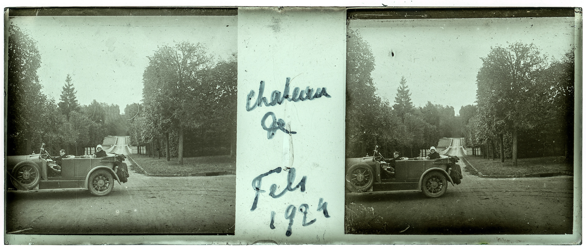 0890_ France-Saint-Hilarion château de Voisins - 1924 - "Chateau de Fels 1924"
